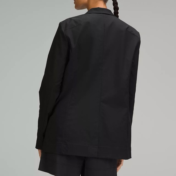 NWT Lululemon Relaxed-Fit Twill Blazer in Black - Picture 2 of 8